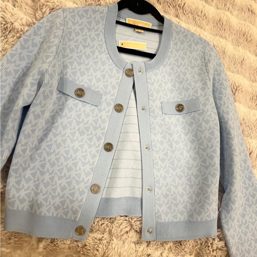 Michael Kors Light Blue Blazer